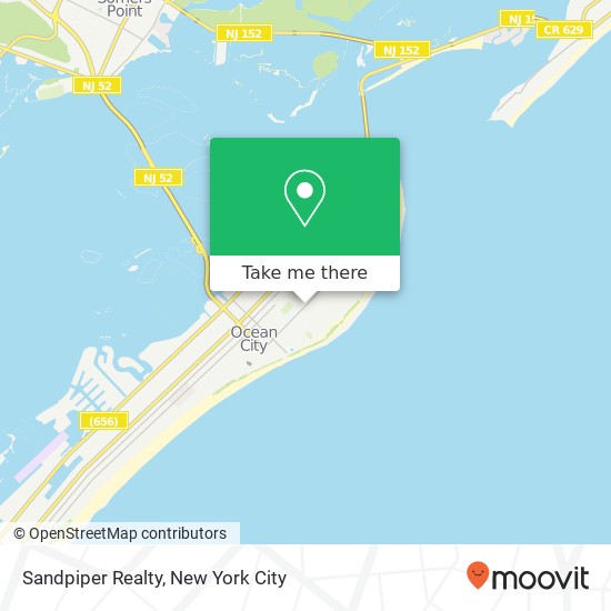 Mapa de Sandpiper Realty