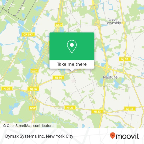 Dymax Systems Inc map