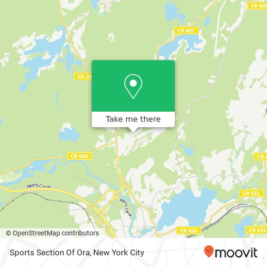 Mapa de Sports Section Of Ora