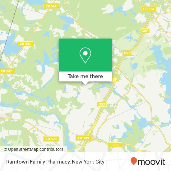 Mapa de Ramtown Family Pharmacy