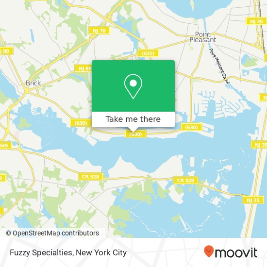 Fuzzy Specialties map