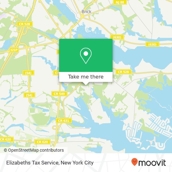 Mapa de Elizabeths Tax Service