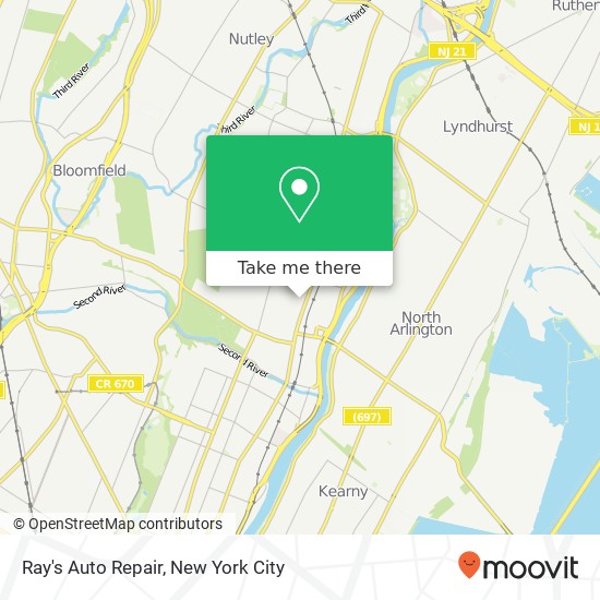 Ray's Auto Repair map