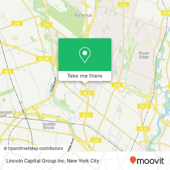 Lincoln Capital Group Inc map