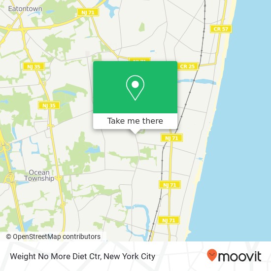 Mapa de Weight No More Diet Ctr