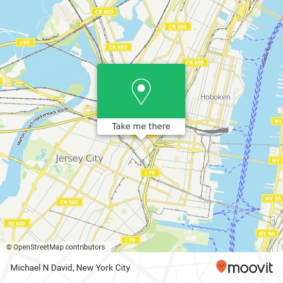 Mapa de Michael N David