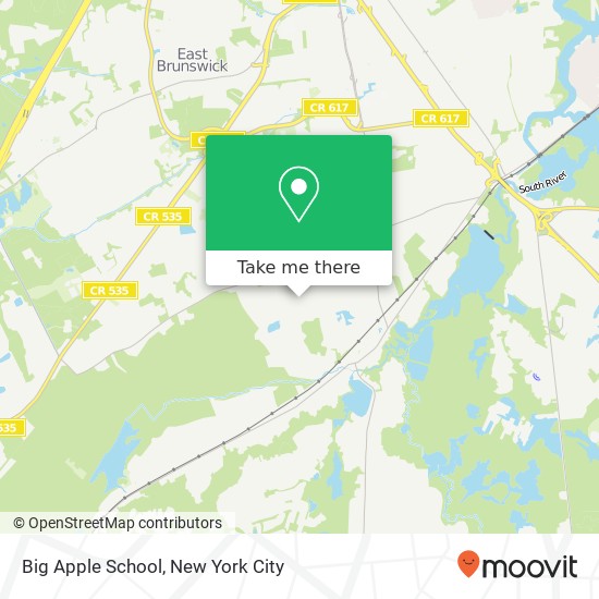 Mapa de Big Apple School