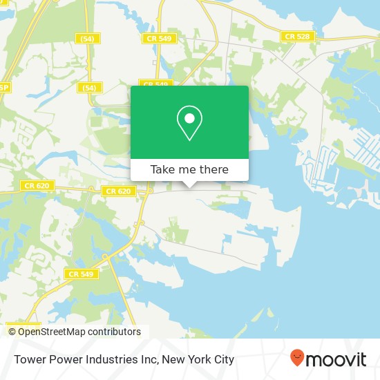 Mapa de Tower Power Industries Inc