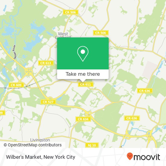 Wilber's Market map