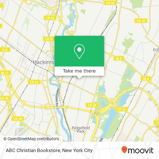 Mapa de ABC Christian Bookstore