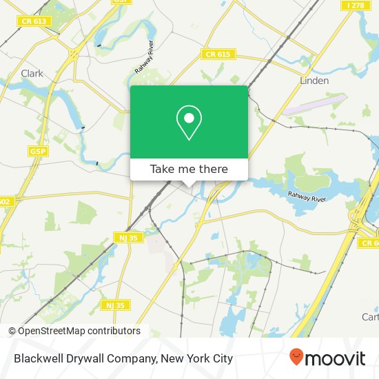 Blackwell Drywall Company map