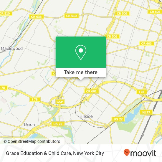 Mapa de Grace Education & Child Care