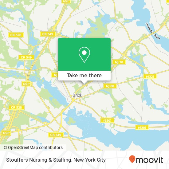 Stouffers Nursing & Staffing map