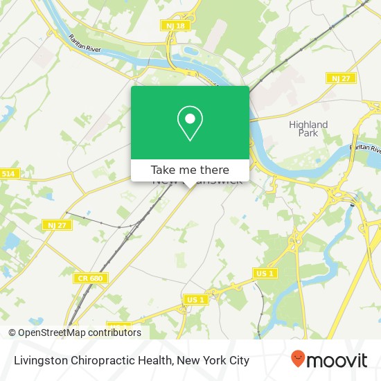 Livingston Chiropractic Health map