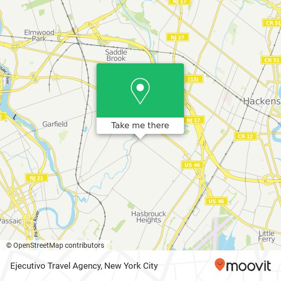 Ejecutivo Travel Agency map