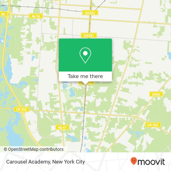 Mapa de Carousel Academy