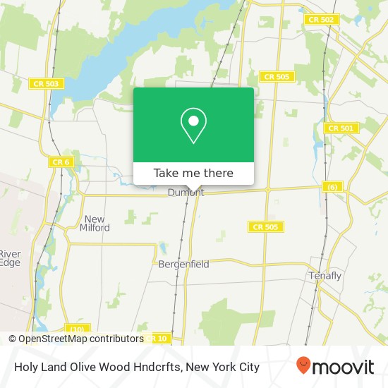 Holy Land Olive Wood Hndcrfts map