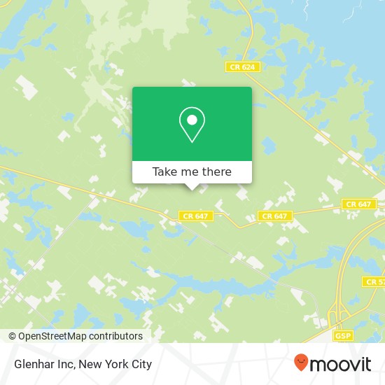 Mapa de Glenhar Inc