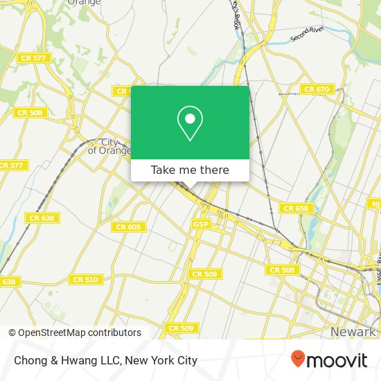 Mapa de Chong & Hwang LLC