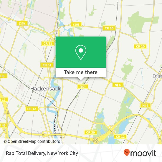 Rap Total Delivery map