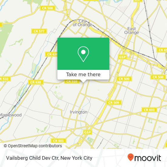 Vailsberg Child Dev Ctr map