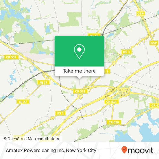 Amatex Powercleaning Inc map