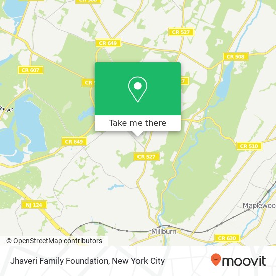 Jhaveri Family Foundation map
