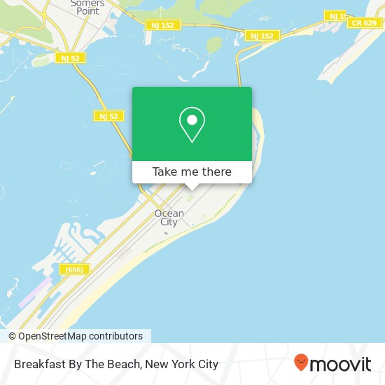 Breakfast By The Beach map