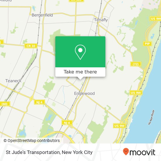 St Jude's Transportation map