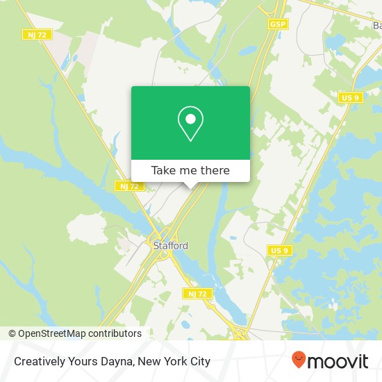 Mapa de Creatively Yours Dayna