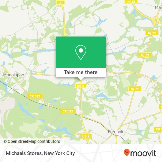 Mapa de Michaels Stores