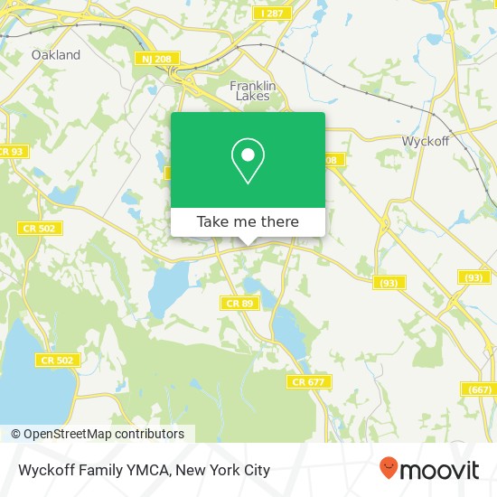 Wyckoff Family YMCA map