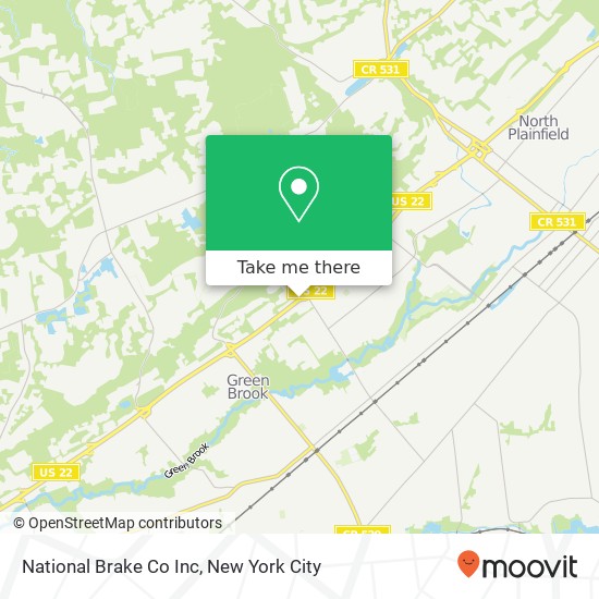 Mapa de National Brake Co Inc