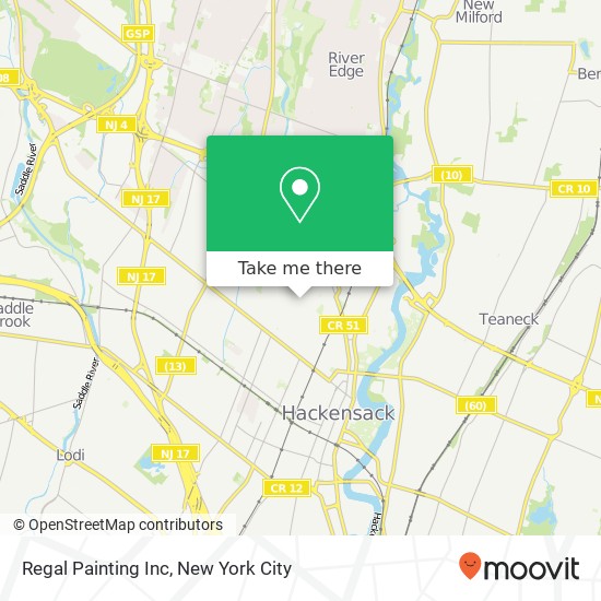 Regal Painting Inc map