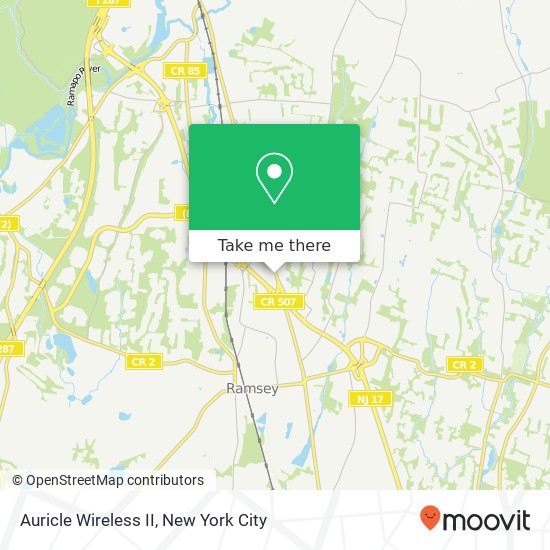 Mapa de Auricle Wireless II