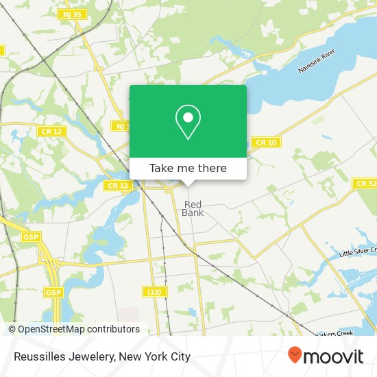 Reussilles Jewelery map