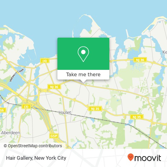 Mapa de Hair Gallery