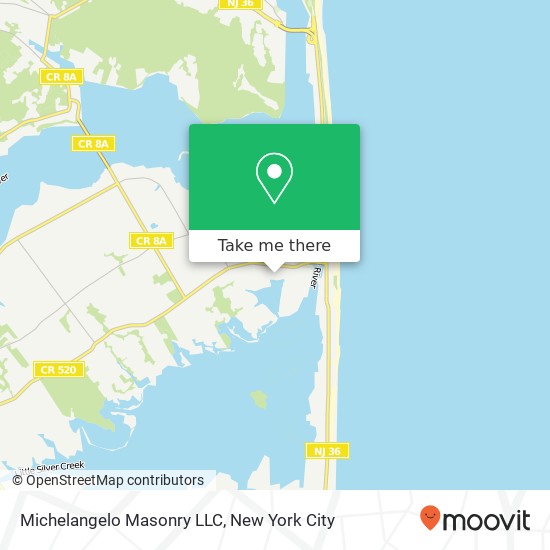 Michelangelo Masonry LLC map
