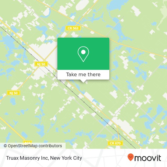 Mapa de Truax Masonry Inc
