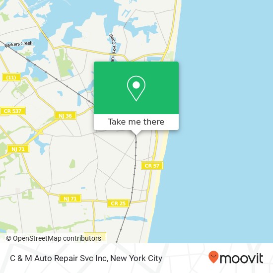 C & M Auto Repair Svc Inc map