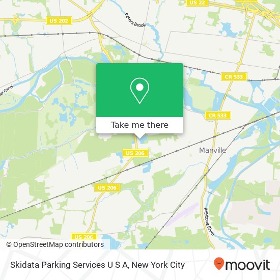 Skidata Parking Services U S A map