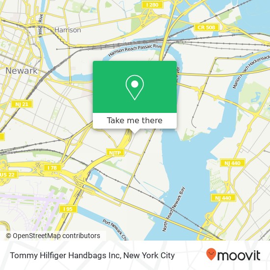 Mapa de Tommy Hilfiger Handbags Inc