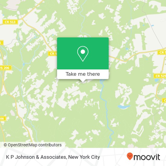 K P Johnson & Associates map