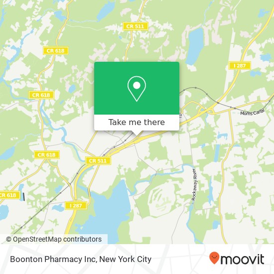 Boonton Pharmacy Inc map