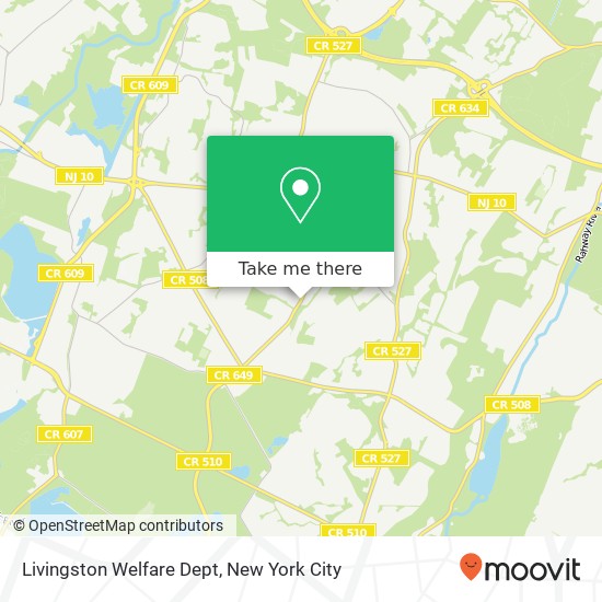 Mapa de Livingston Welfare Dept