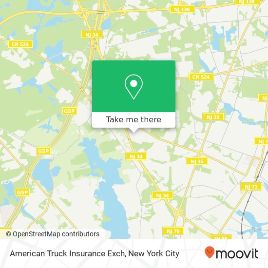 American Truck Insurance Exch map