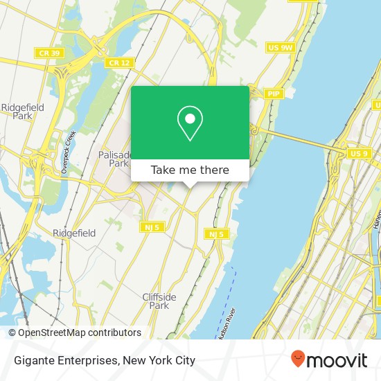 Gigante Enterprises map