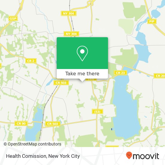 Health Comission map