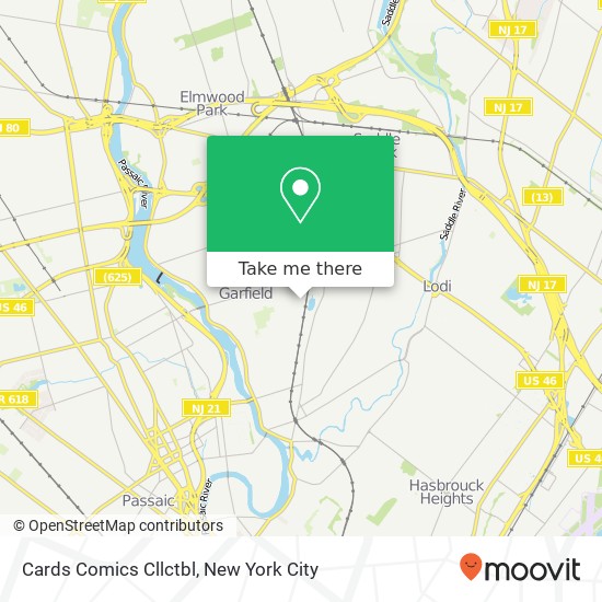 Mapa de Cards Comics Cllctbl