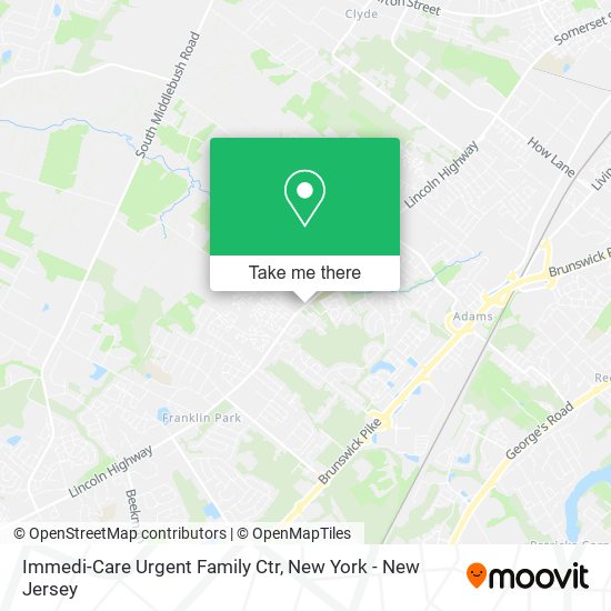 Immedi-Care Urgent Family Ctr map